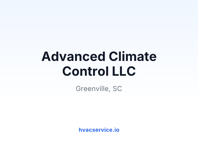 Advanced Climate Control LLC