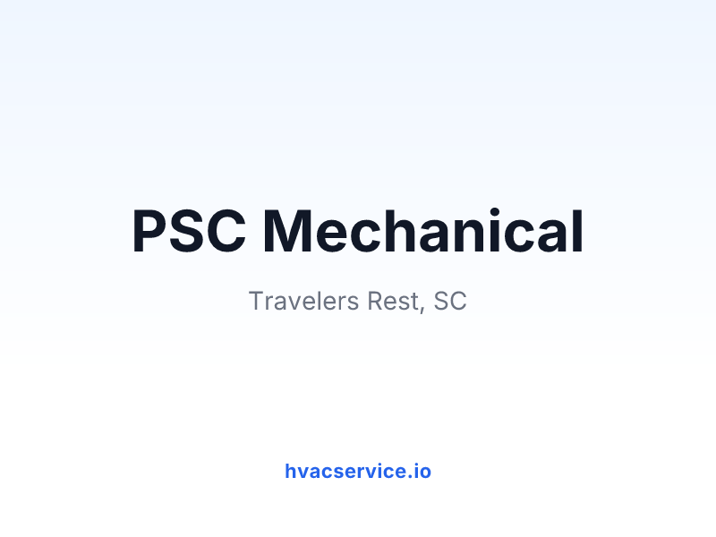 PSC Mechanical