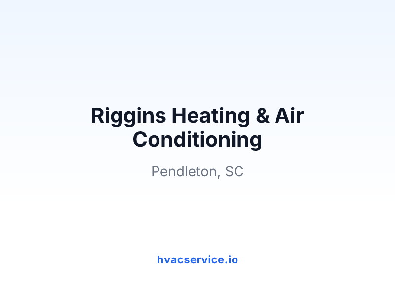 Riggins Heating & Air Conditioning