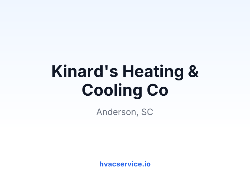 Kinard's Heating & Cooling Co