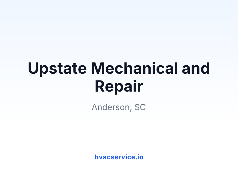 Upstate Mechanical and Repair