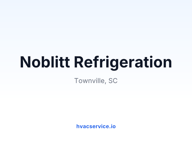 Noblitt Refrigeration