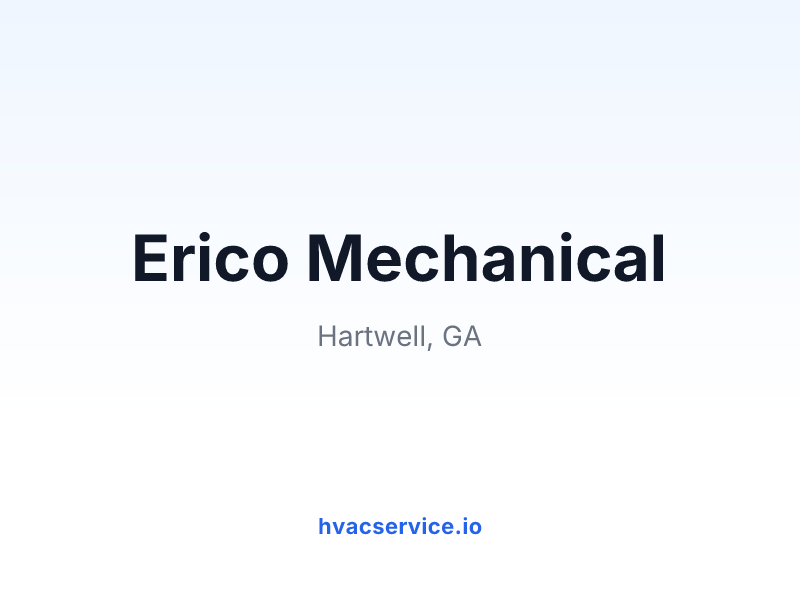 Erico Mechanical