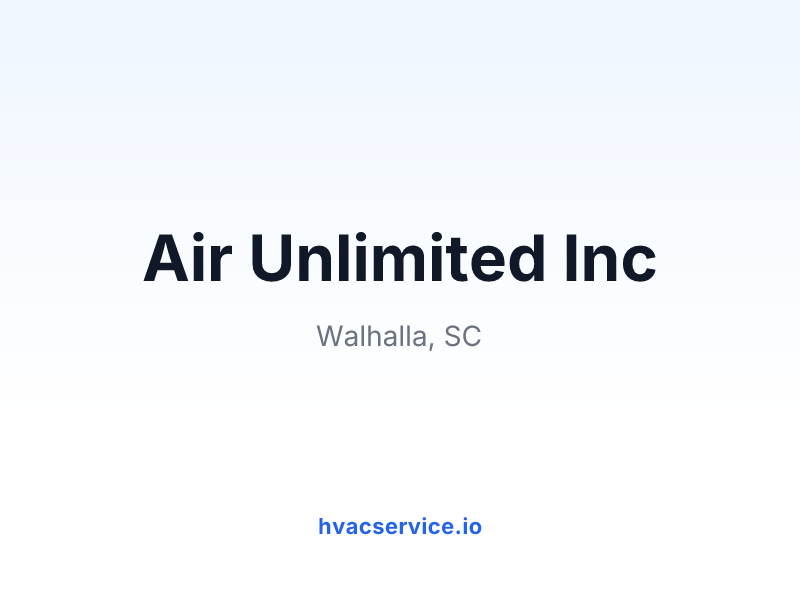 Air Unlimited Inc