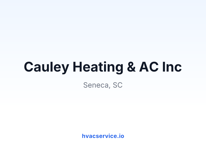 Cauley Heating & AC Inc