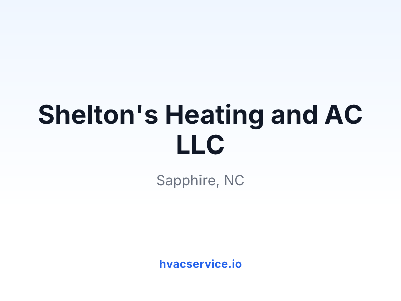 Shelton's Heating and AC LLC