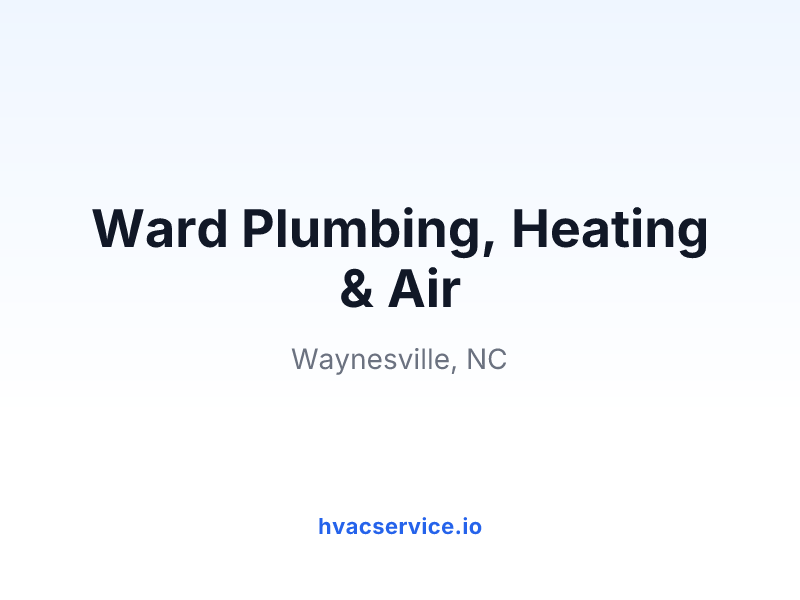 Ward Plumbing, Heating & Air