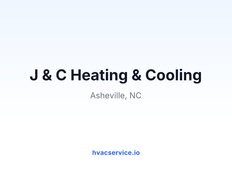 J & C Heating & Cooling