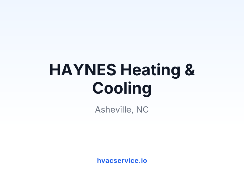 HAYNES Heating & Cooling