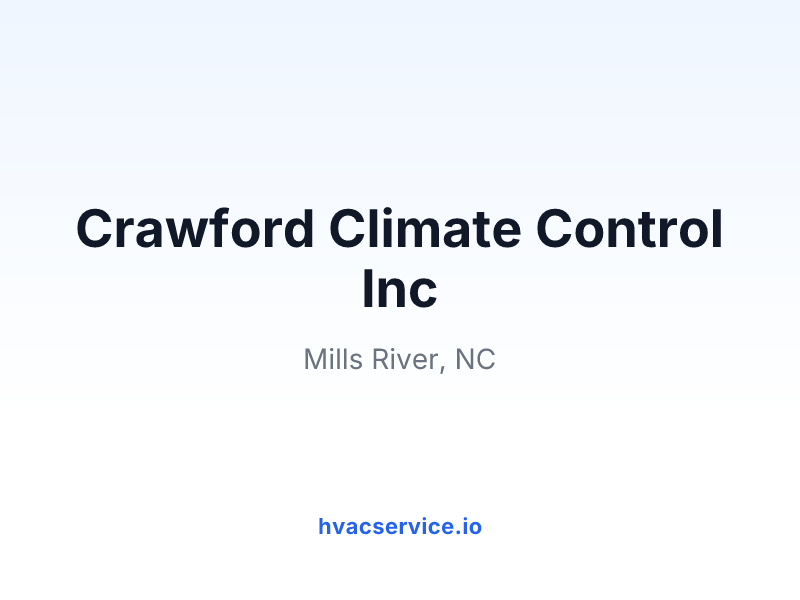 Crawford Climate Control Inc