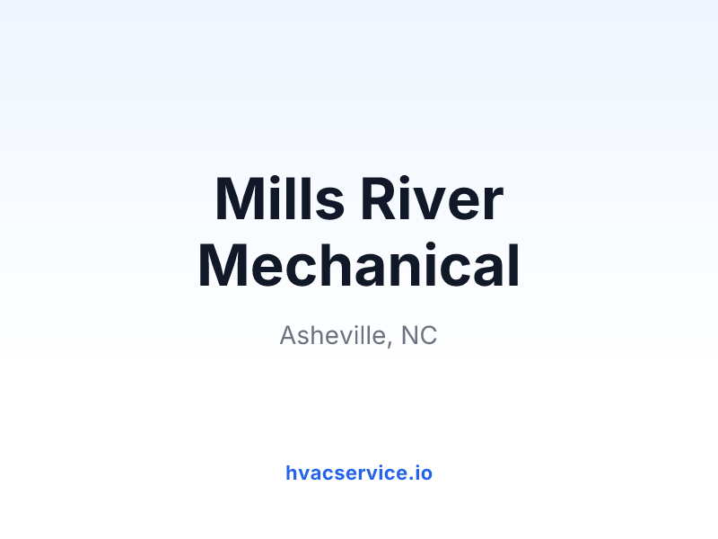 Mills River Mechanical