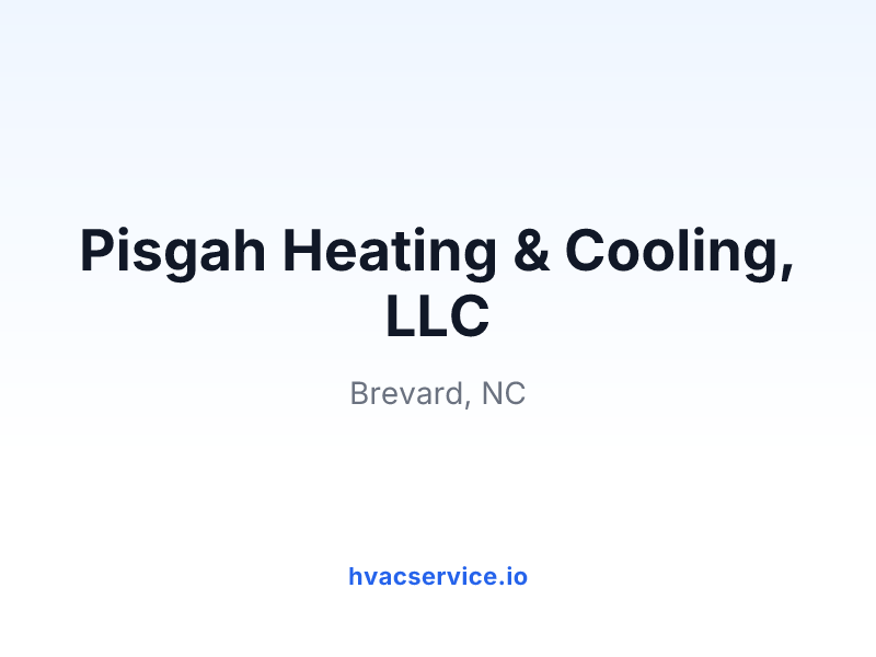 Pisgah Heating & Cooling, LLC
