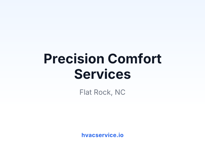 Precision Comfort Services