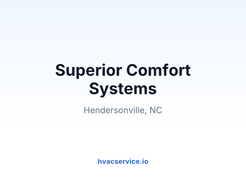 Superior Comfort Systems