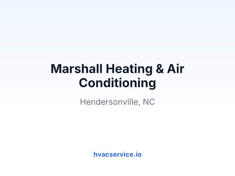 Marshall Heating & Air Conditioning