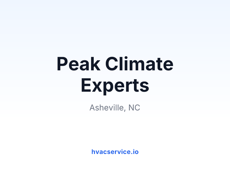 Peak Climate Experts