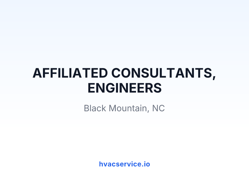 AFFILIATED CONSULTANTS, ENGINEERS