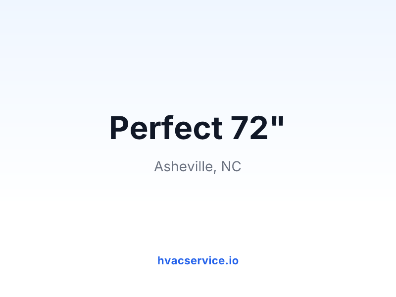 Perfect 72°