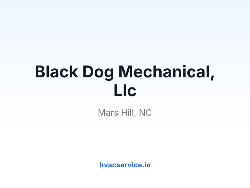 Black Dog Mechanical, Llc