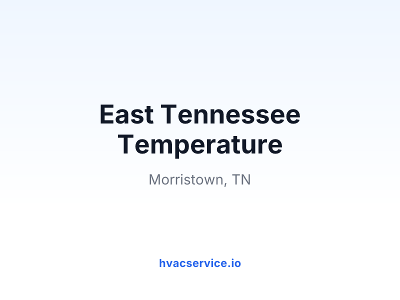 East Tennessee Temperature