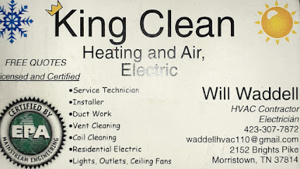 King Clean Heating and air,electric