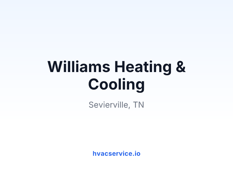 Williams Heating & Cooling