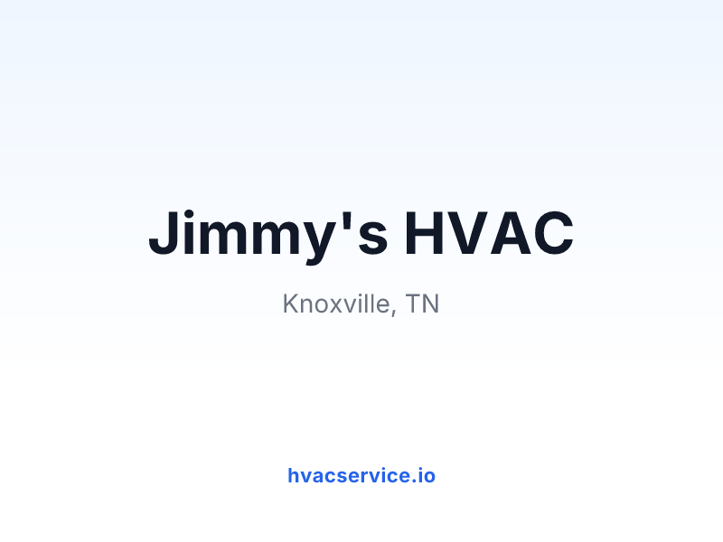 Jimmy's HVAC