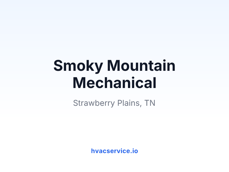 Smoky Mountain Mechanical