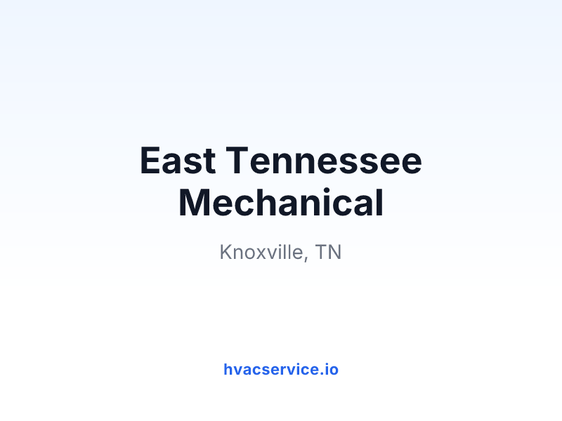 East Tennessee Mechanical