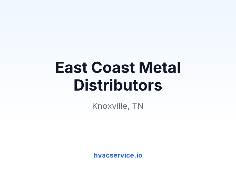 East Coast Metal Distributors