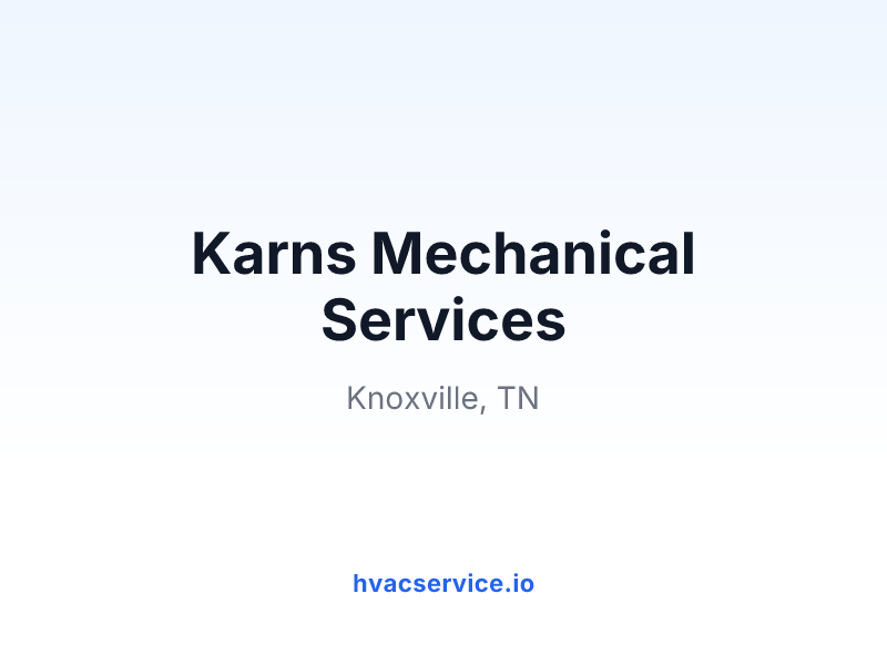 Karns Mechanical Services