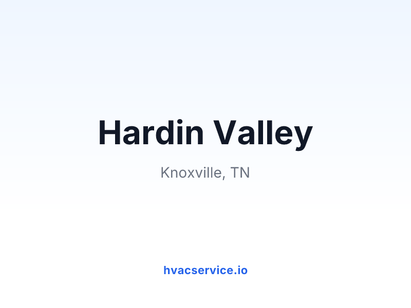 Hardin Valley