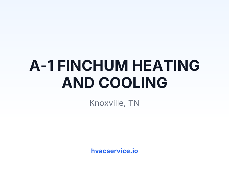 A-1 FINCHUM HEATING AND COOLING
