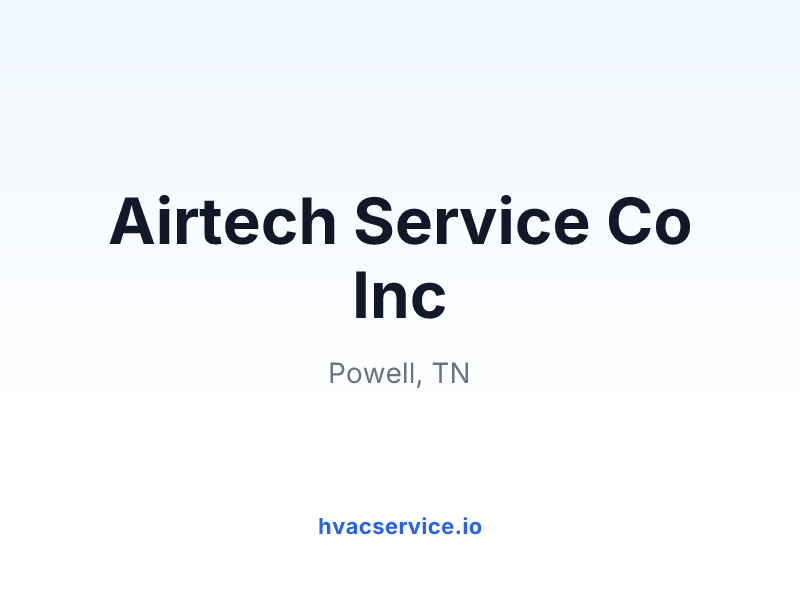 Airtech Service Co Inc