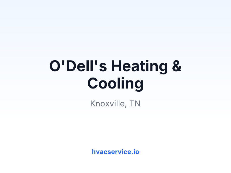 O'Dell's Heating & Cooling
