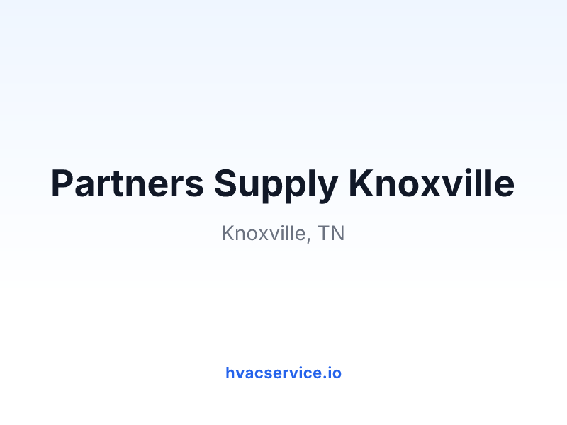 Partners Supply Knoxville
