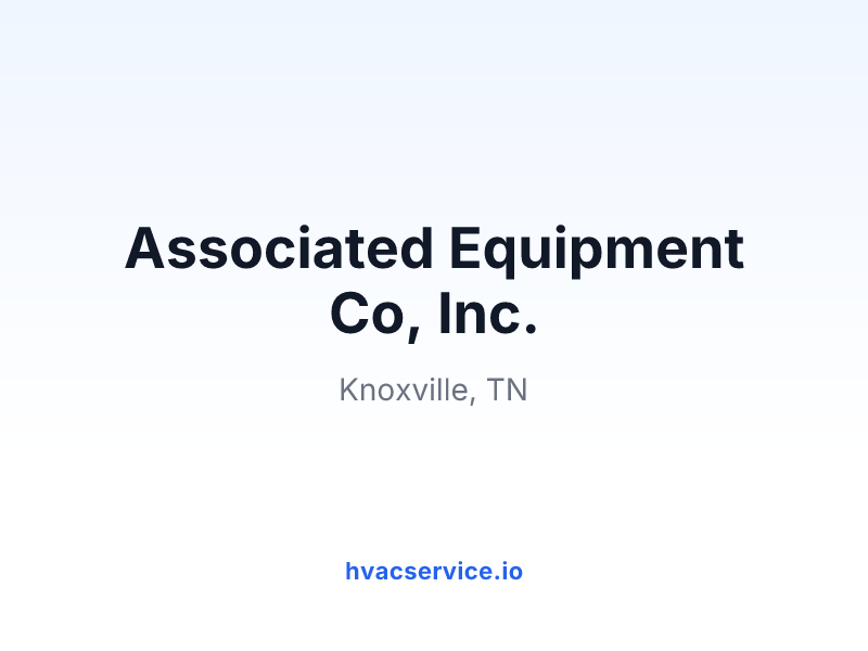 Associated Equipment Co, Inc.