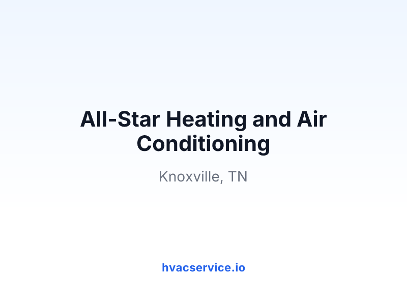 All-Star Heating and Air Conditioning