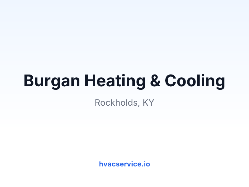 Burgan Heating & Cooling
