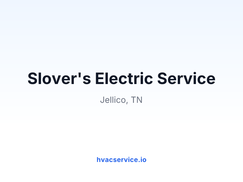 Slover's Electric Service