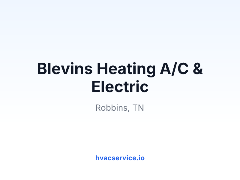 Blevins Heating A/C & Electric