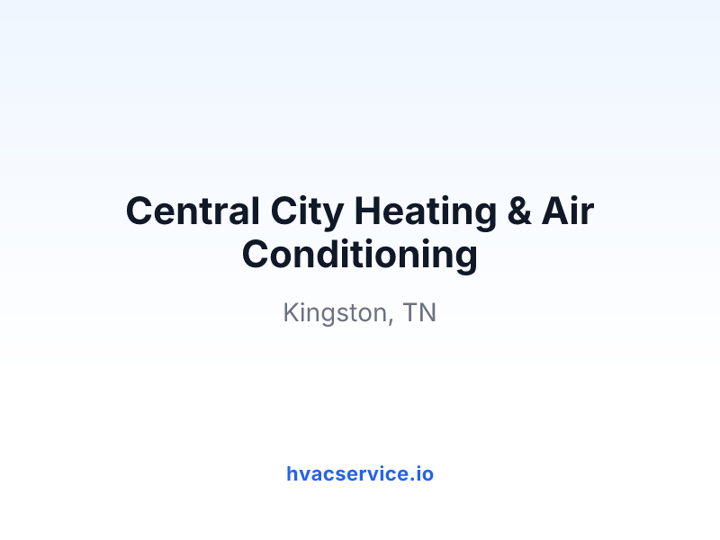 Central City Heating & Air Conditioning