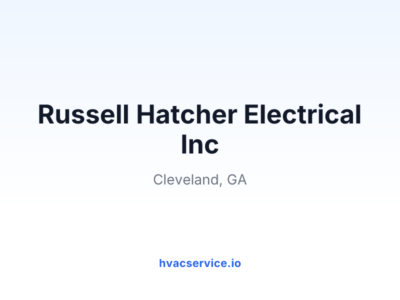 Russell Hatcher Electrical Inc