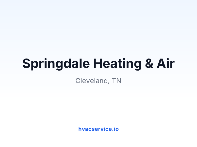 Springdale Heating & Air