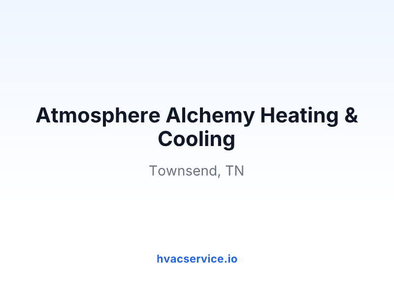 Atmosphere Alchemy Heating & Cooling