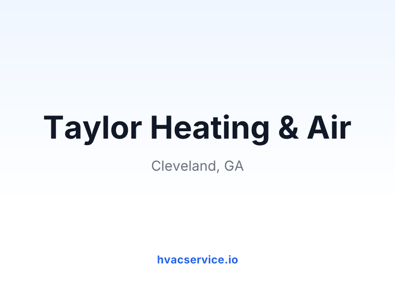 Taylor Heating & Air