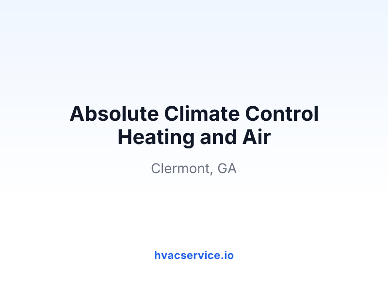 Absolute Climate Control