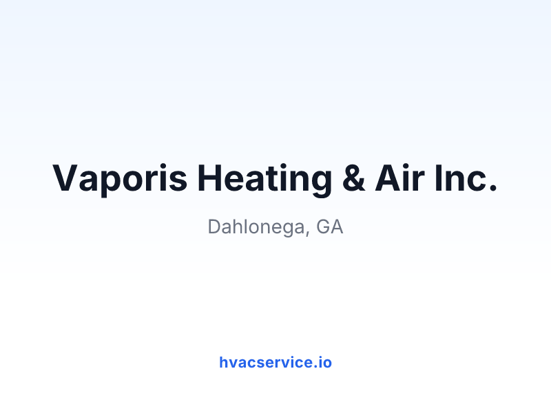 Vaporis Heating & Air Inc.