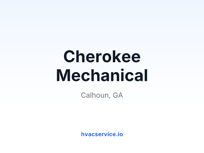 Cherokee Mechanical