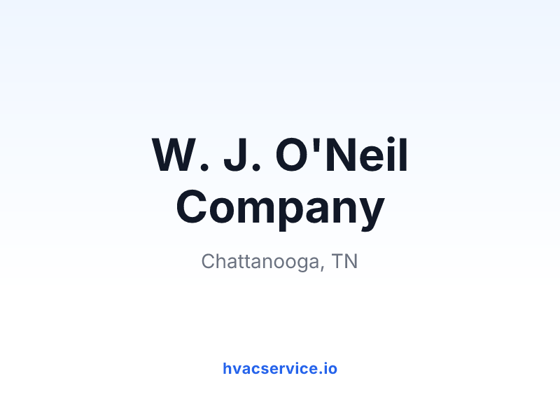 W. J. O'Neil Company